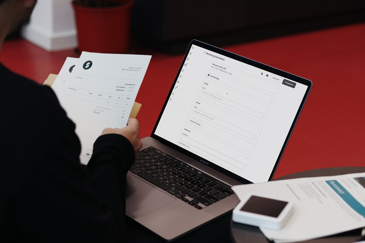 Reviewing inventory records against a report